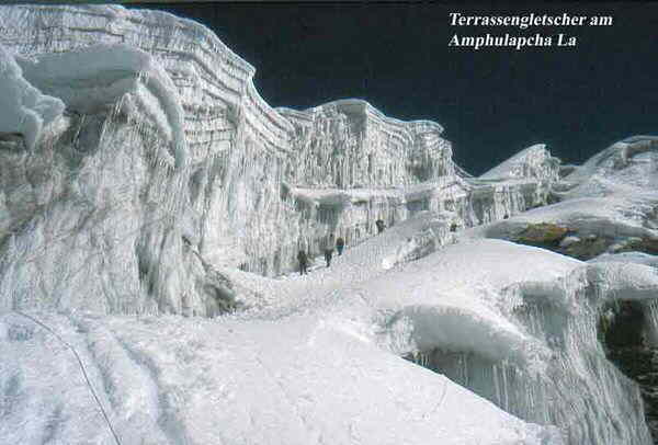 Amphu Labcha Terrassengletscher