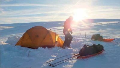 Camp am Hogahae (1.408 m)