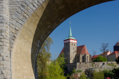 An der Friedensbr¸cke, B 6, Bautzen, Sachsen, Deutschland